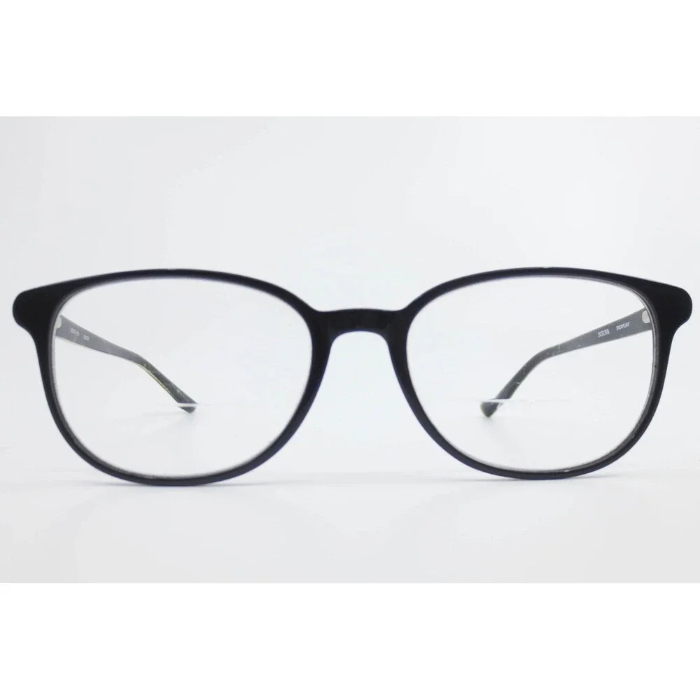 Bulova Snowflake Eyeglasses Black Gold Textured Oval Frames 53-17-135 39812